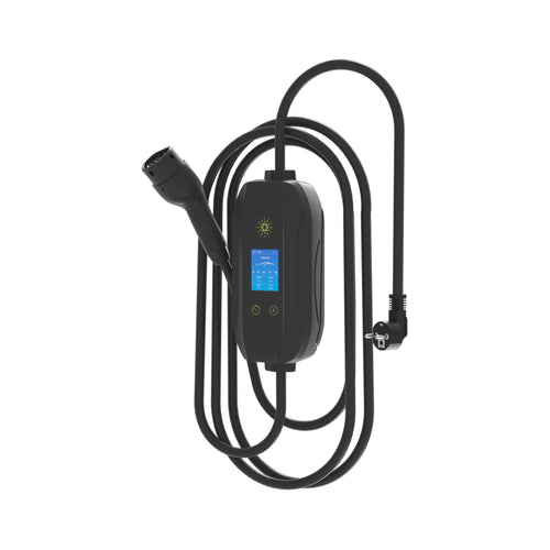 7kW level 2 portable EV charger charging electric vehicle