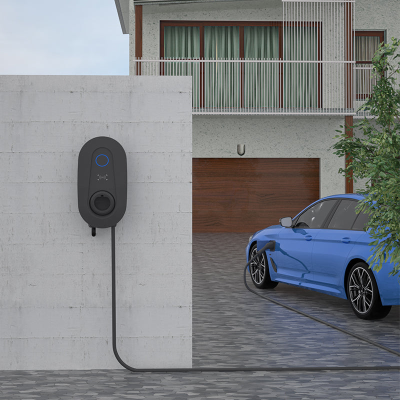 GIZNT wall-mounted charger with OCPP smart charging