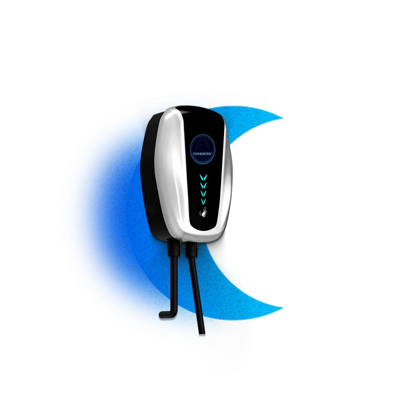 GIZNT 7kW Type 2 smart EV charger front view